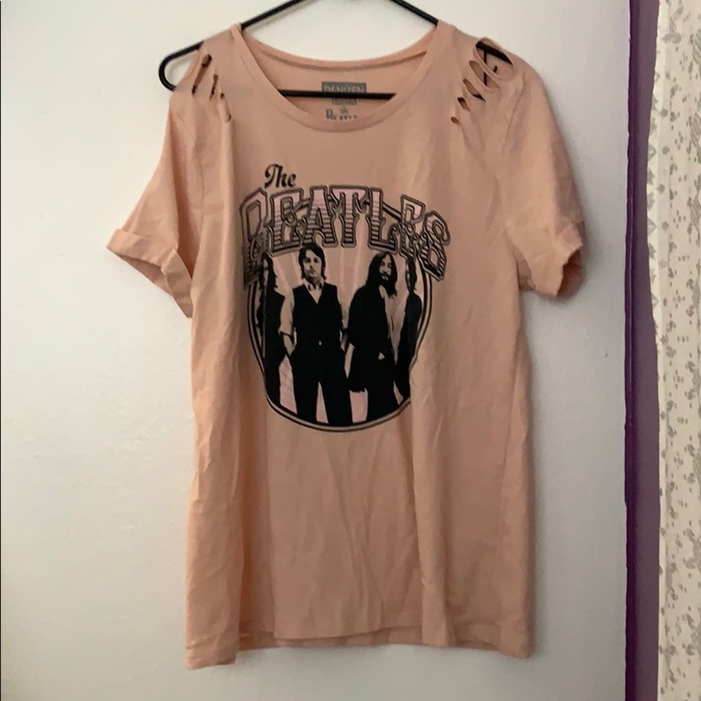 Band tee.